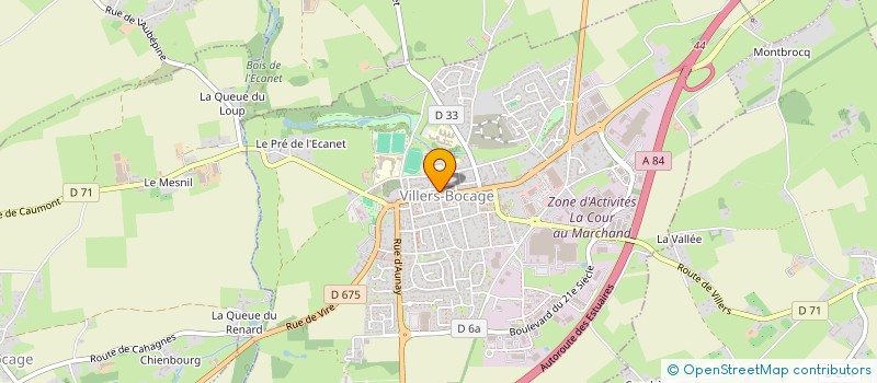 localisation de l'entreprise ENOMARCHA à VILLERS-BOCAGE