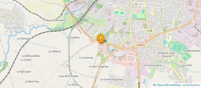localisation de l'entreprise ENOMIS à VITRE