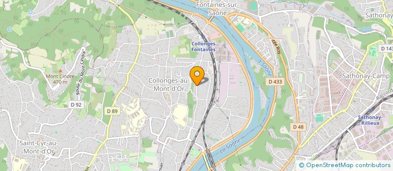 localisation de l'entreprise ENOMY  COLLONGES-AU-MONT-D'OR