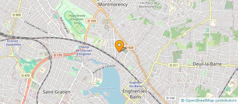 localisation de l'entreprise ENORA  ENGHIEN-LES-BAINS