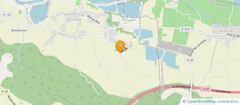 localisation de l'entreprise ENORA  SAINT-CRICQ-DU-GAVE