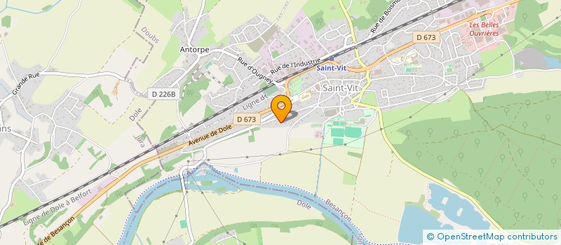 localisation de l'entreprise ENORA  SAINT-VIT