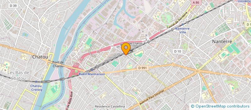 localisation de l'entreprise ENORAIL à RUEIL-MALMAISON