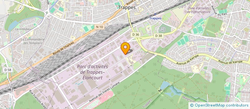 localisation de l'entreprise ENORISE  TRAPPES