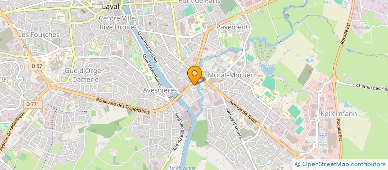 localisation de l'entreprise ENOSIA à LAVAL