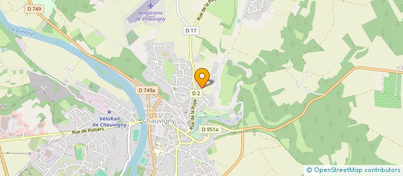 localisation de l'entreprise ENOSIM  CHAUVIGNY