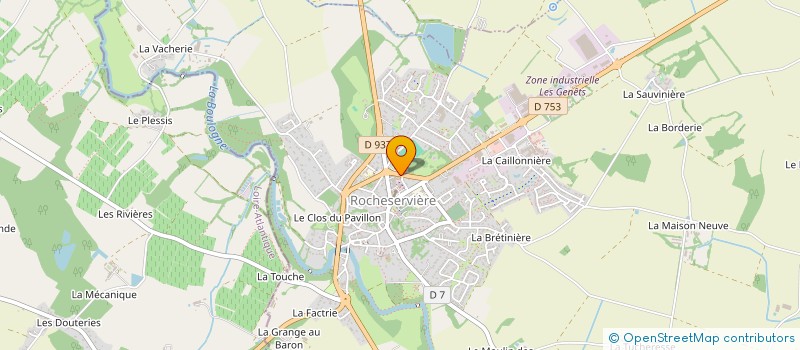 localisation de l'entreprise ENOSIS à ROCHESERVIERE