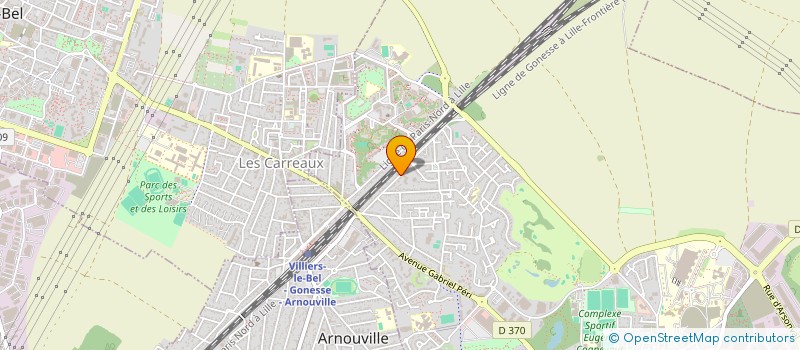 localisation de l'entreprise ENOSIS CONSEIL & FORMATION à GONESSE