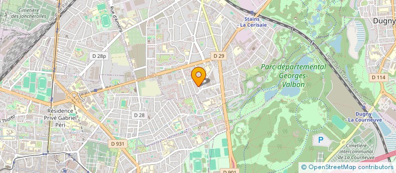 localisation de l'entreprise ENOSSILA à STAINS