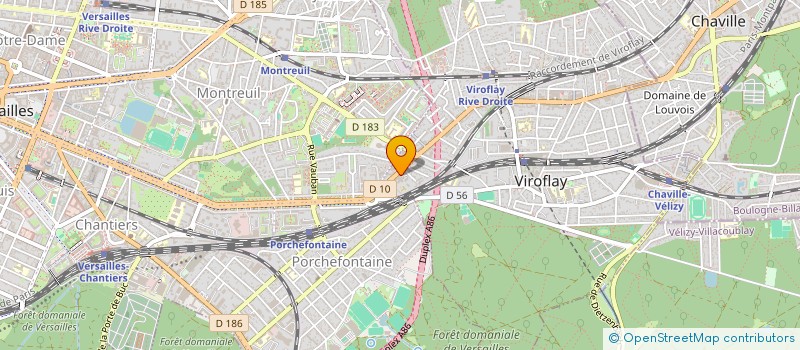 localisation de l'entreprise ENOSYS  VIROFLAY