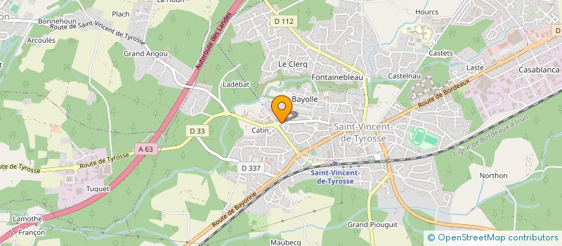 localisation de l'entreprise ENOTHECA  SAINT-VINCENT-DE-TYROSSE