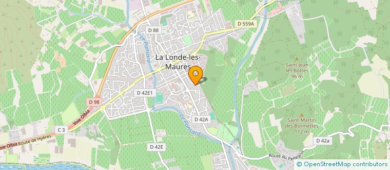 localisation de l'entreprise ENOTIM  LA LONDE-LES-MAURES