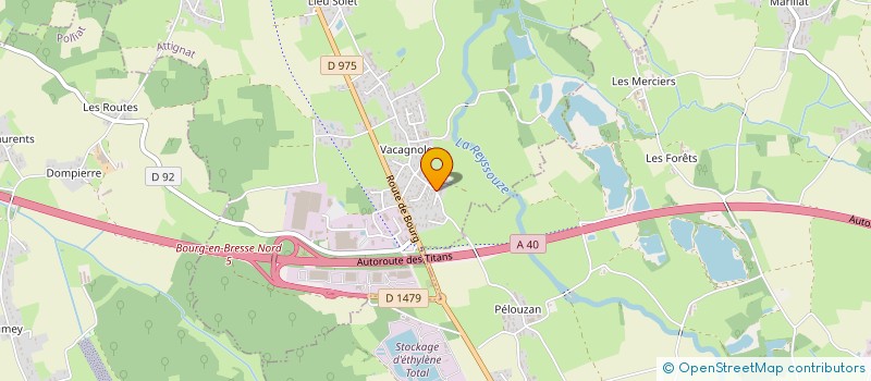 localisation de l'entreprise ENOTRANS  ATTIGNAT