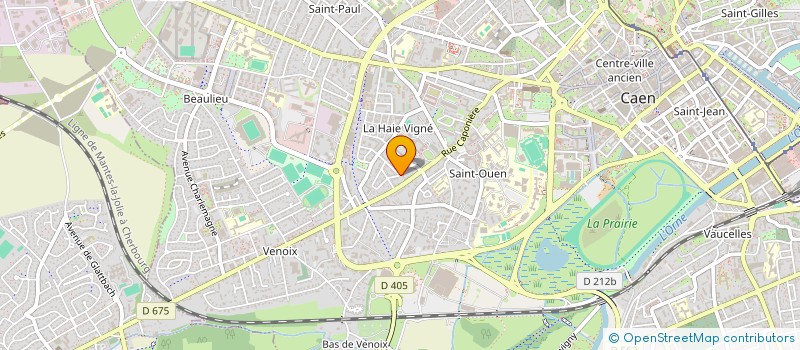 localisation de l'entreprise ENOU BOULARD à CAEN