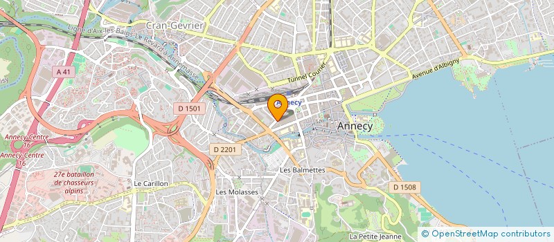 localisation de l'entreprise ENOUA à ANNECY