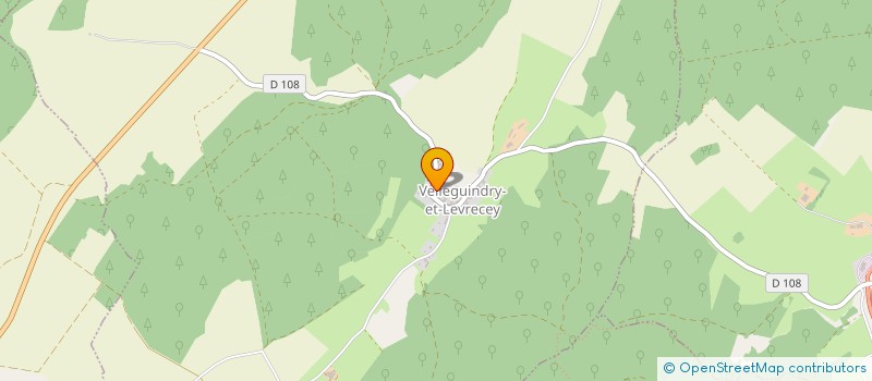 localisation de l'entreprise ENOVA  VELLEGUINDRY-ET-LEVRECEY