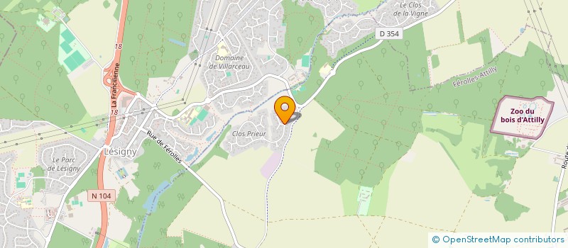 localisation de l'entreprise ENOVA  FEROLLES-ATTILLY