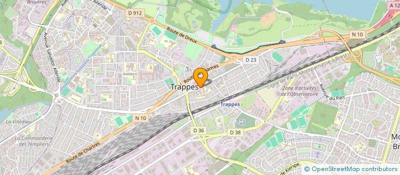 localisation de l'entreprise ENOVA  TRAPPES