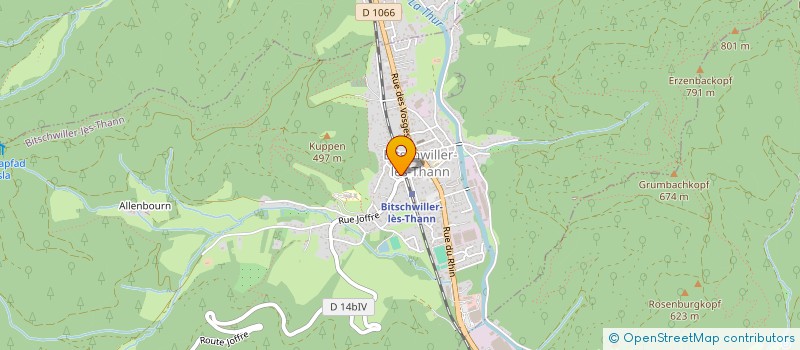 localisation de l'entreprise ENOVA  BITSCHWILLER-LES-THANN