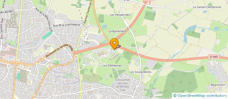 localisation de l'entreprise ENOVA IMMOBILIER à LES SABLES-D'OLONNE