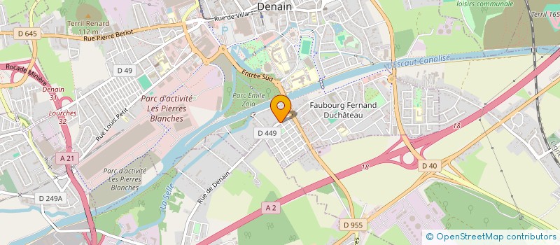 localisation de l'entreprise ENOVABITA à DENAIN