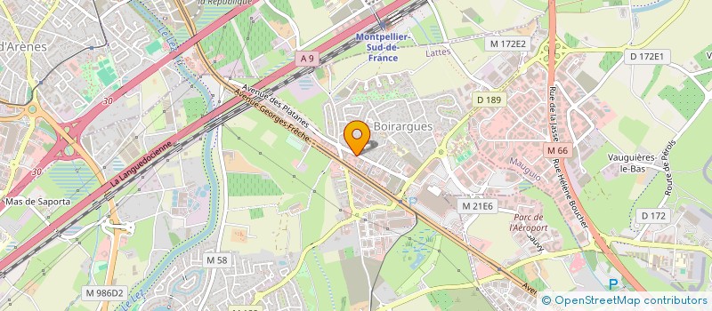 localisation de l'entreprise ENOVGROUP à LATTES