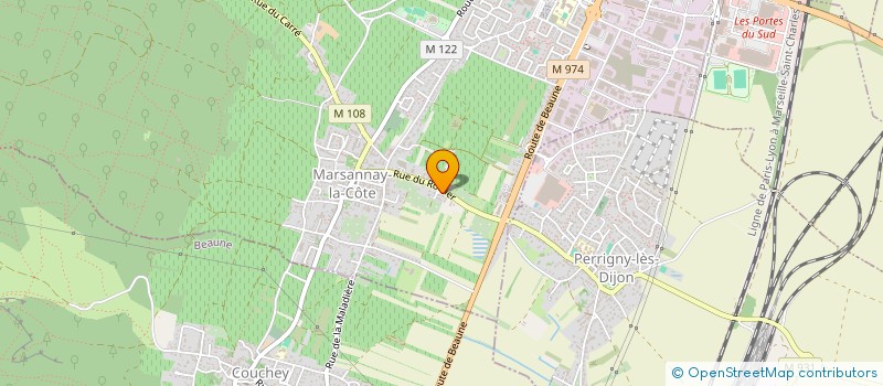 localisation de l'entreprise ENOVUS à MARSANNAY-LA-COTE