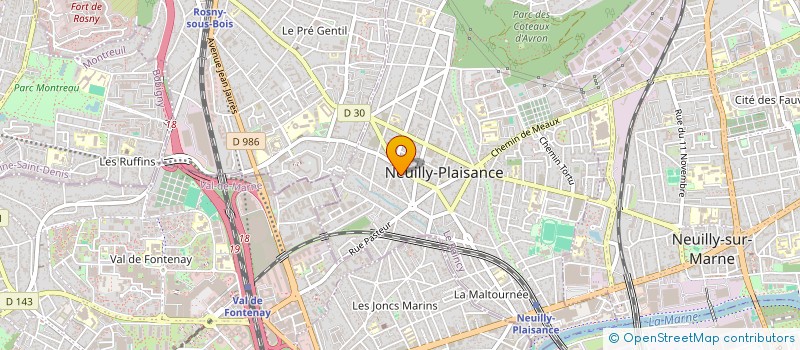 localisation de l'entreprise ENOYA RENOVATION  NEUILLY-PLAISANCE