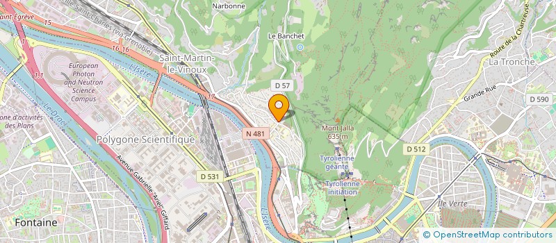 localisation de l'entreprise ENP  SAINT-MARTIN-LE-VINOUX