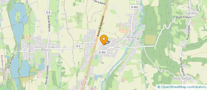 localisation de l'entreprise ENP CONSTRUCTION  ORLEIX