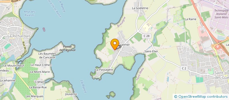 localisation de l'entreprise ENPALA  SAINT-MALO