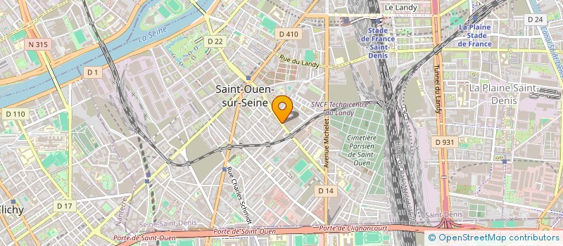 localisation de l'entreprise ENPARTANCE ILE-DE-FRANCE à SAINT-OUEN-SUR-SEINE
