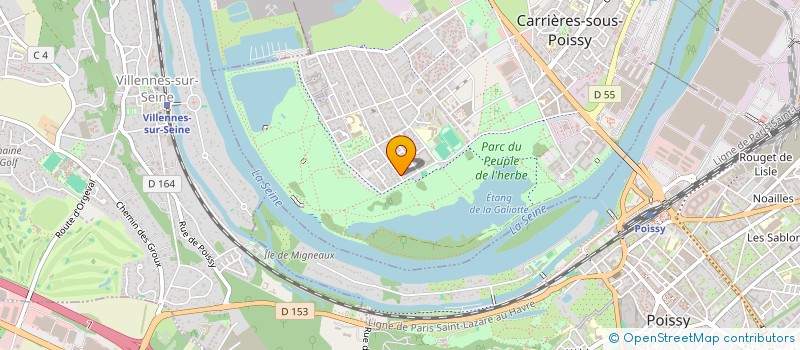 localisation de l'entreprise ENPEE  CARRIERES-SOUS-POISSY