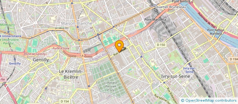 localisation de l'entreprise ENPI à IVRY-SUR-SEINE