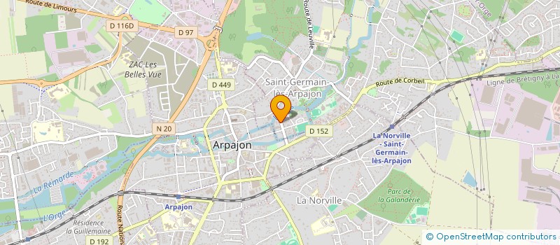 localisation de l'entreprise ENPROCI à SAINT-GERMAIN-LES-ARPAJON