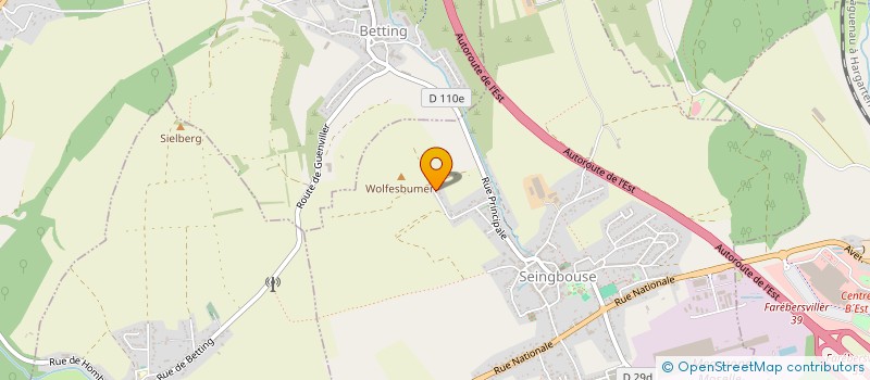 localisation de l'entreprise ENPS  SEINGBOUSE