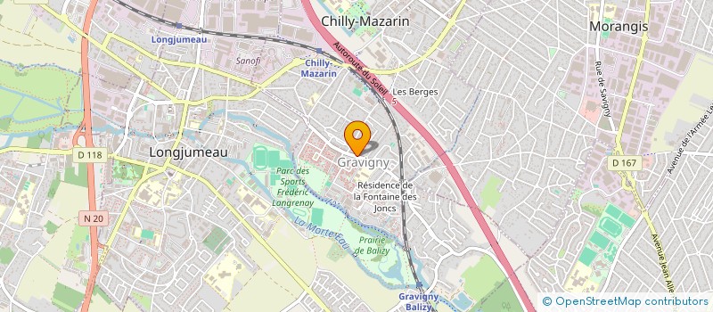 localisation de l'entreprise ENQUETE DE SENS à CHILLY-MAZARIN