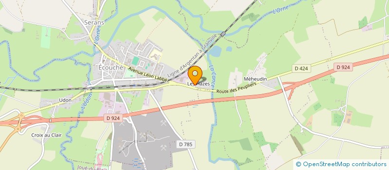 localisation de l'entreprise ENQUETES DE SANTE à ECOUCHE-LES-VALLEES
