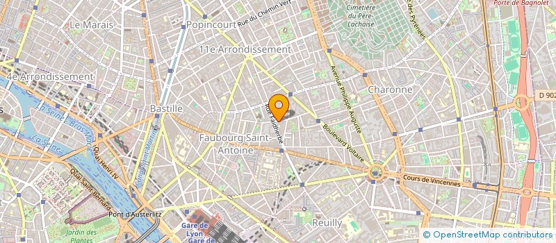 localisation de l'entreprise ENQUETES SYNTHESES COMMUNICAT  PARIS