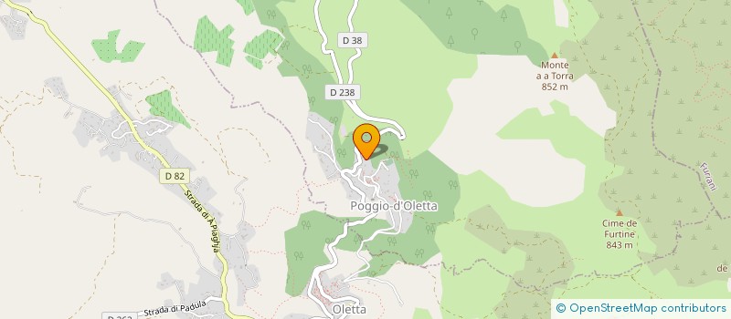 localisation de l'entreprise ENR à POGGIO D'OLETTA