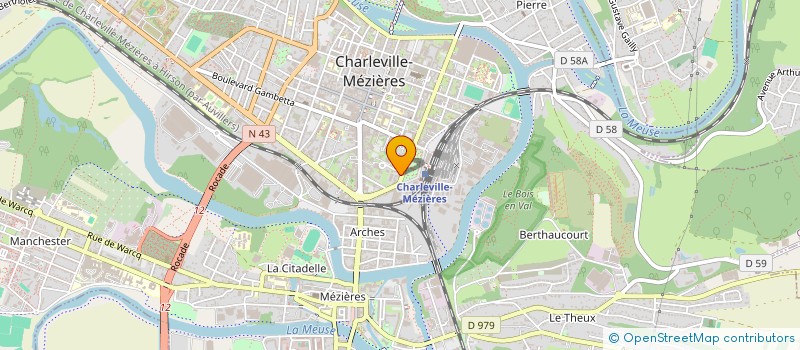 localisation de l'entreprise ENR ARDENNES à CHARLEVILLE-MEZIERES