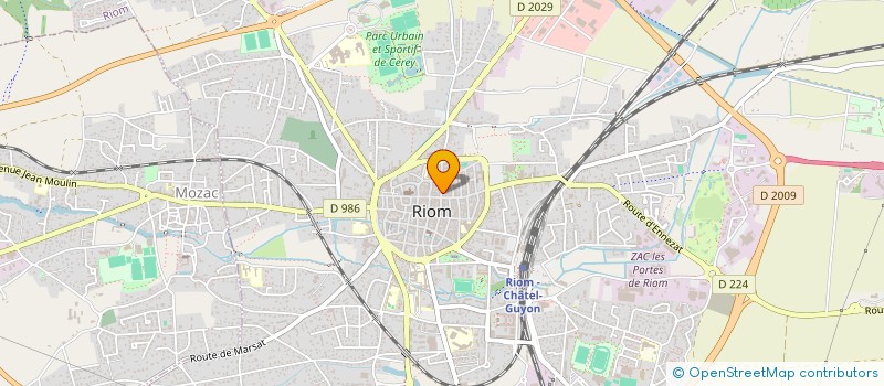localisation de l'entreprise ENR-BATI à RIOM