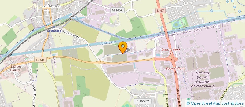 localisation de l'entreprise ENR DISTRIBUTION à DOUVRIN