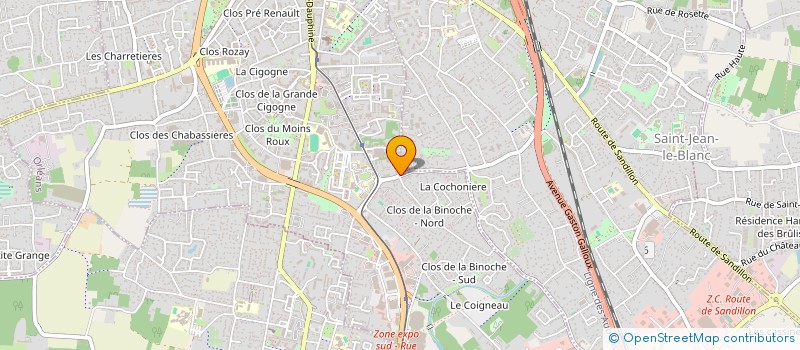 localisation de l'entreprise ENR EEF 13 à SAINT-JEAN-LE-BLANC