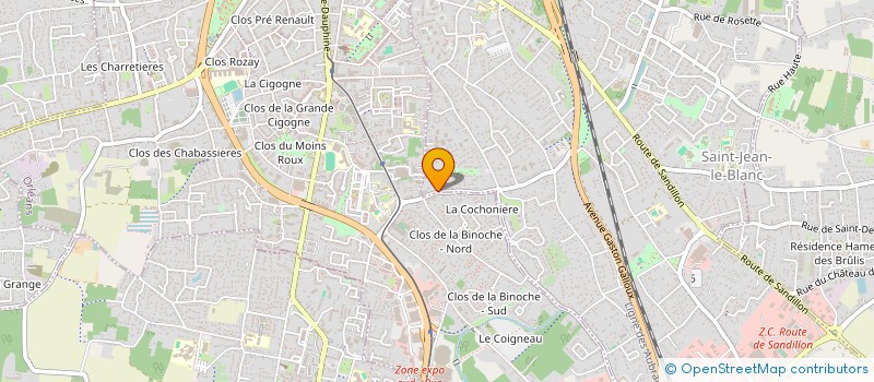 localisation de l'entreprise ENR EEF 20 à SAINT-JEAN-LE-BLANC