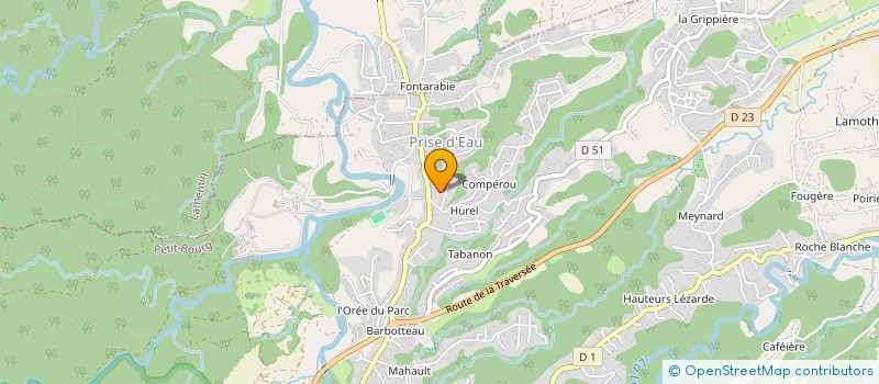 localisation de l'entreprise ENR'ELEC  PETIT-BOURG