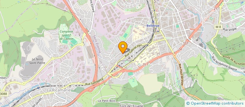 localisation de l'entreprise ENR LOIRE SOLUTIONS à SAINT-ETIENNE