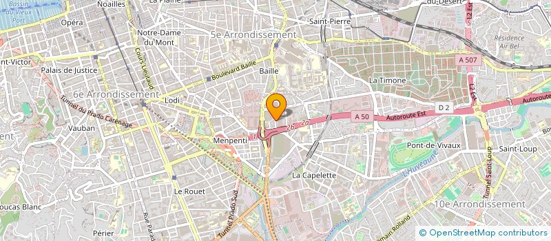localisation de l'entreprise ENR-PACA à MARSEILLE