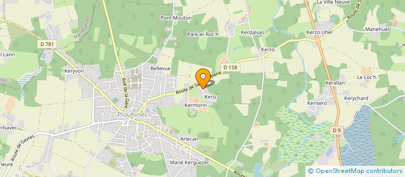 localisation de l'entreprise ENR PERSPECTIVES à PLOUHINEC