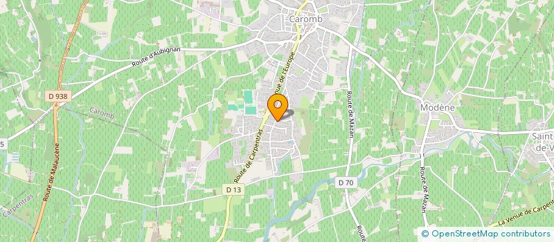 localisation de l'entreprise ENR PROVENCE à CAROMB